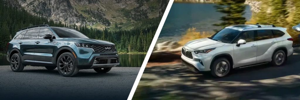 2024 Kia Sorento vs. 2024 Toyota Highlander