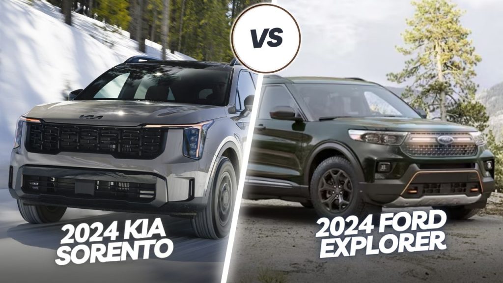2024 Kia Sorento vs 2024 Ford Explorer