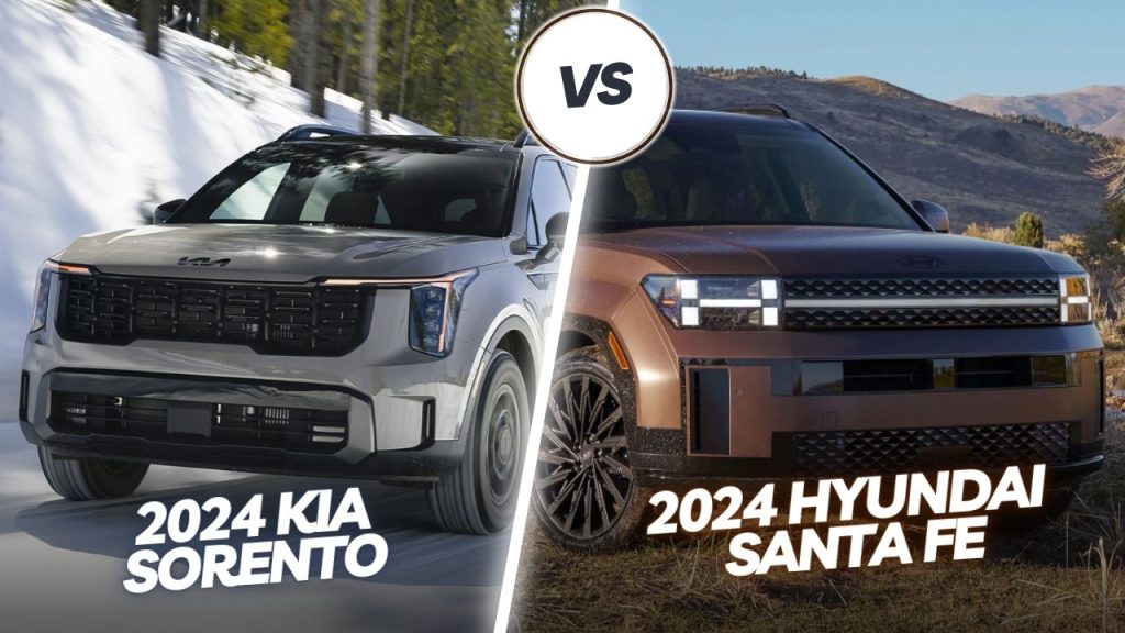 2024 Kia Sorento vs 2024 Hyundai Santa Fe